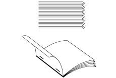 図：平とじ